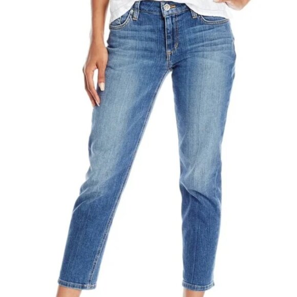 Joe's Jeans The Billie Crop Slim Fit Boyfriend Jeans Medium Blue Size 31 - Picture 1 of 9